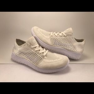 Nike Free RN Flyknit - All White - Sz 11.5W/10M